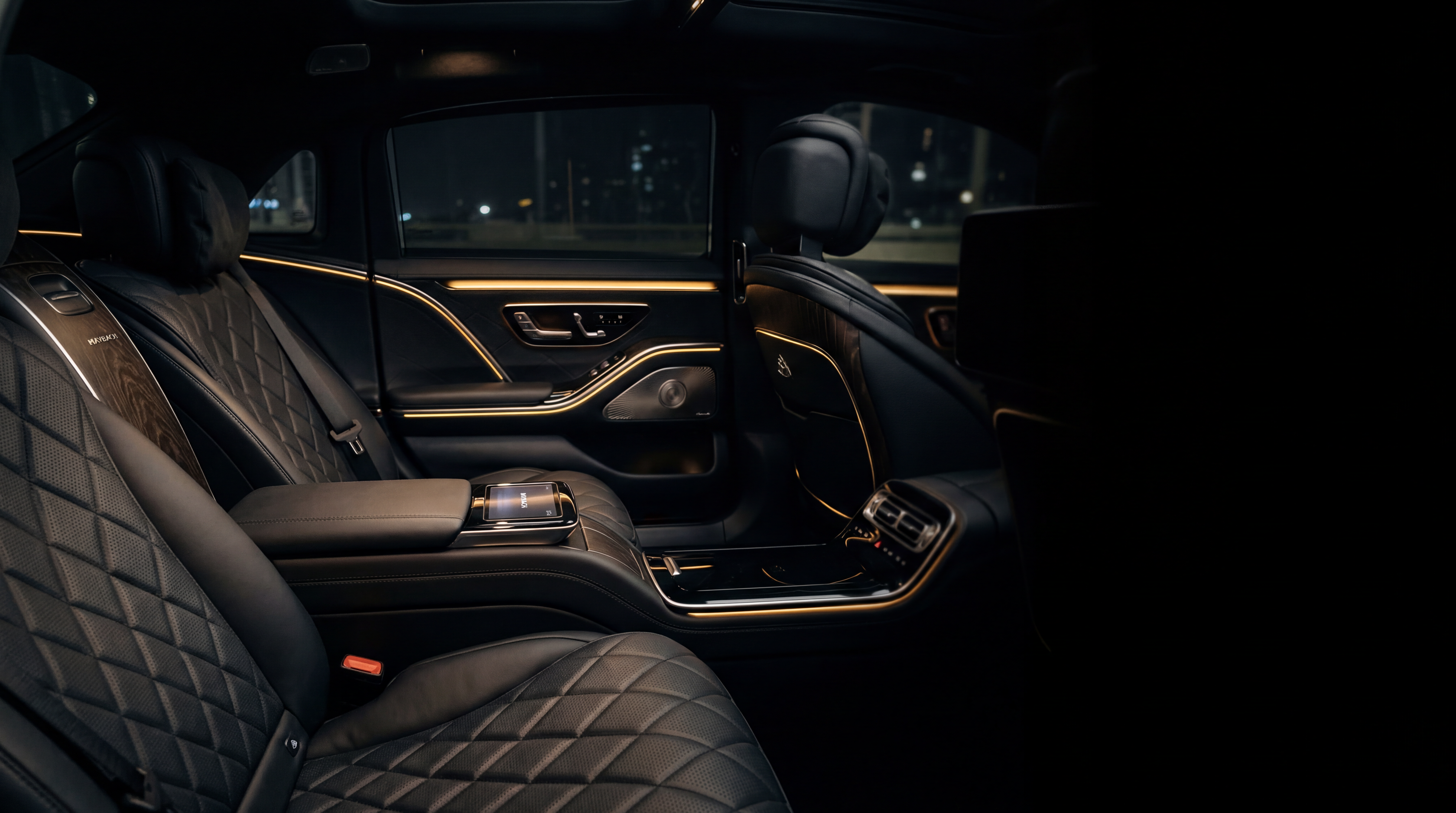 Luxuriöse Lederinnenausstattung